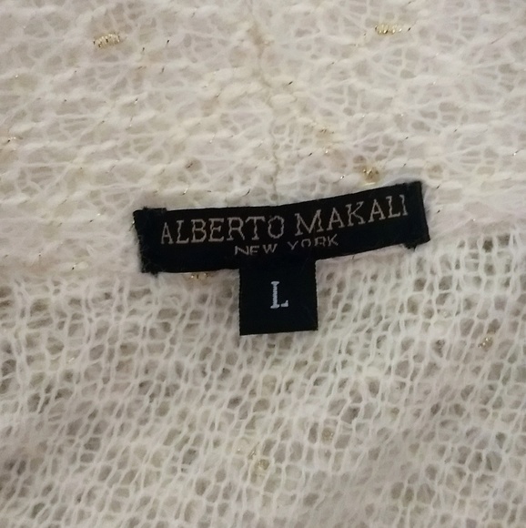 Alberto Makali draped wool blend cardigan large - Picture 3 of 7